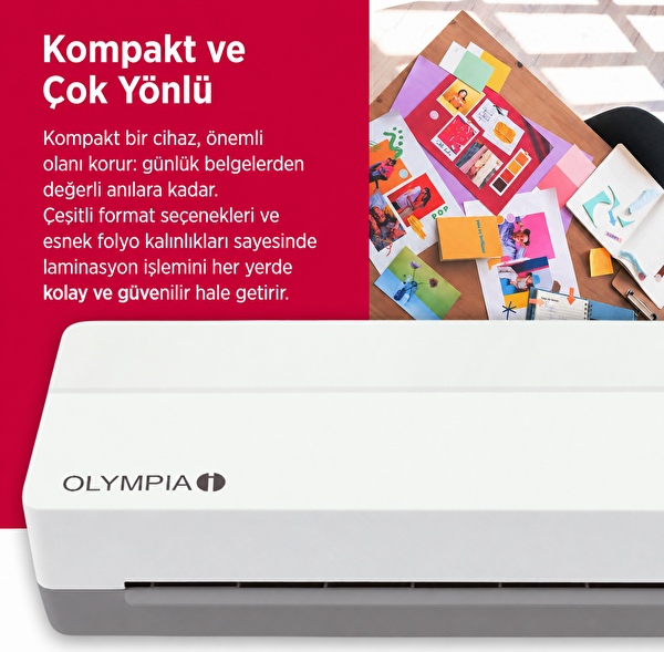 Olympia A130 Combo Laminasyon Makinesi Ve Giyotin Makinesi