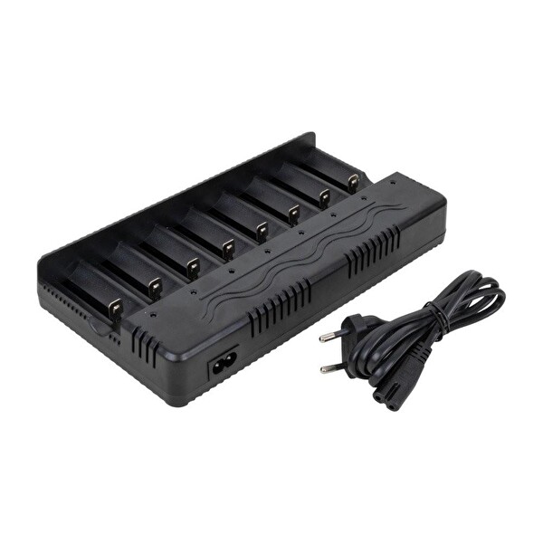 Powermaster PMR-21525 8'li 6400mAh 100V - 240V Pil Şarj Cihazı