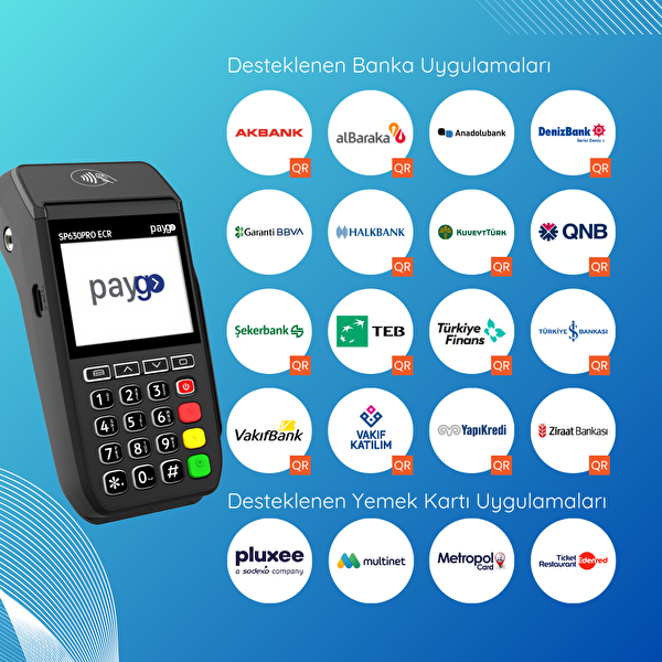Paygo SP630 PRO 4G Yeni Nesil Mobil Yazar Kasa POS - Kurulu Gönderim