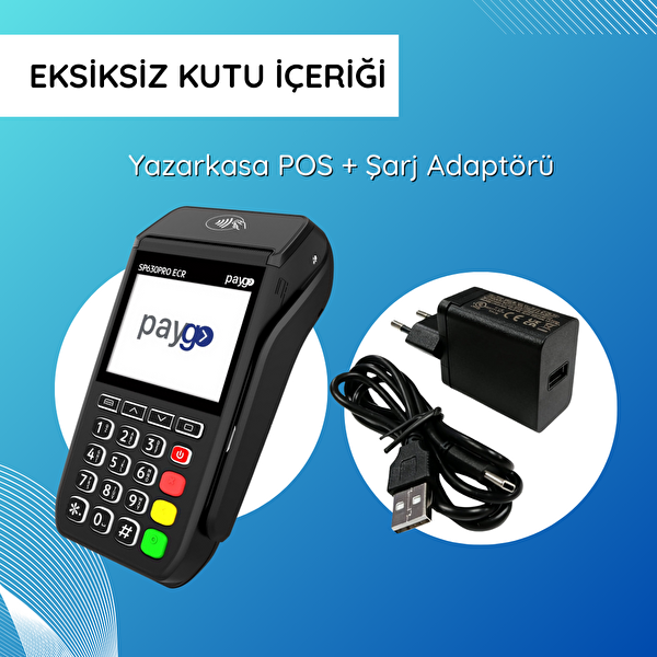 Paygo SP630 PRO 4G Yeni Nesil Mobil Yazar Kasa POS - Kurulu Gönderim