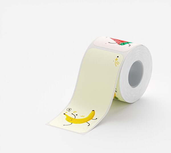 Niimbot T30X70MM 110 Adet Meyve Partisi Desenli Etiket - B1 B21S B3S B21PRO Uyumlu