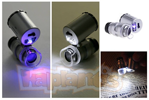 Aek-Tech Ledli Mini Büyüteç 60X