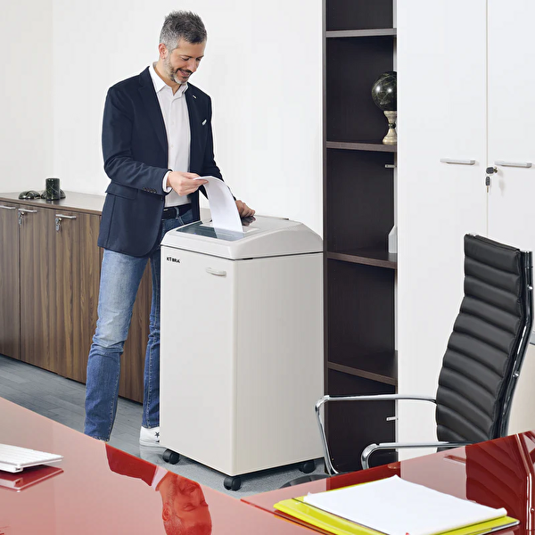 Kobra 310 TS HD C4 E/S 3.9x40 MM Çapraz Kesim Ağır Hizmet Evrak İmha Makinesi 150 Litre