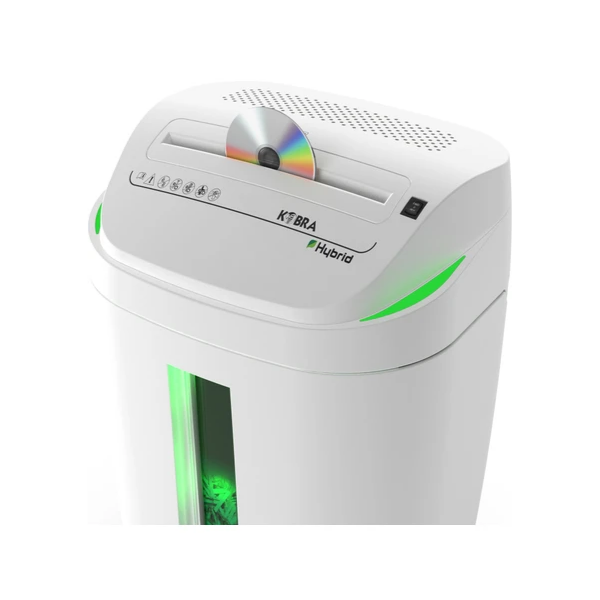 Kobra S4-HYBRID 3.8 MM Düz Kesim Evrak Imha Makinesi 40 Litre