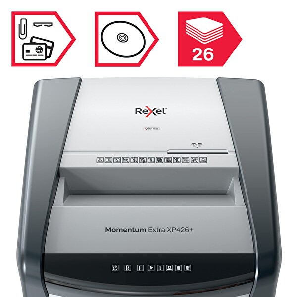 Rexel Momentum Extra XP426+ Evrak İmha Makinesi