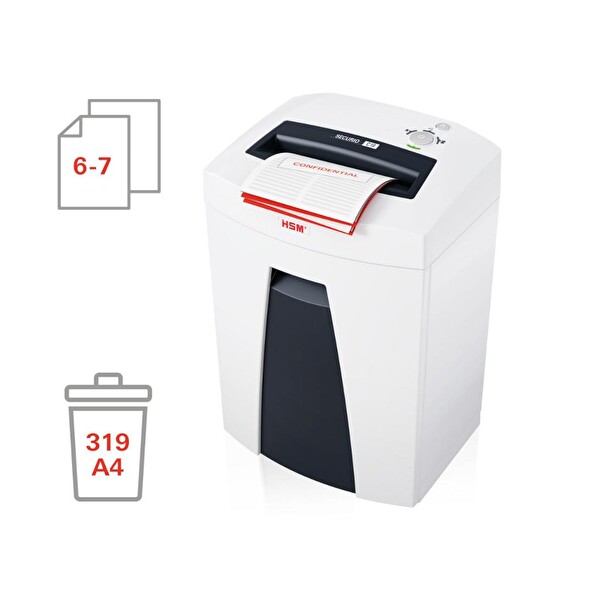 HSM Securio C18 1.9X15 MM Çapraz Kesim 25 L Evrak İmha Makinesi