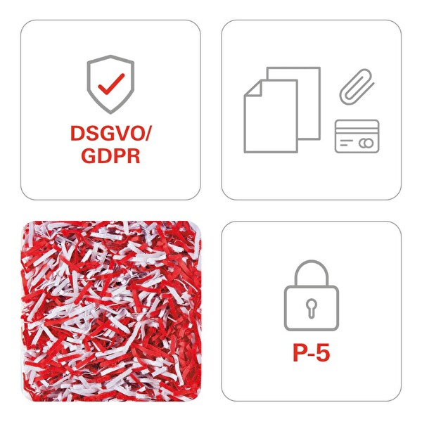 HSM Securio C18 1.9X15 MM Çapraz Kesim 25 L Evrak İmha Makinesi