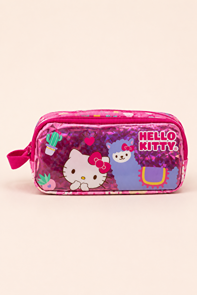Hello Kitty Lisanslı Kız Çocuk Okul Çanta Seti Okul Sırt Çantası Kalemlik İlkokul Pembe