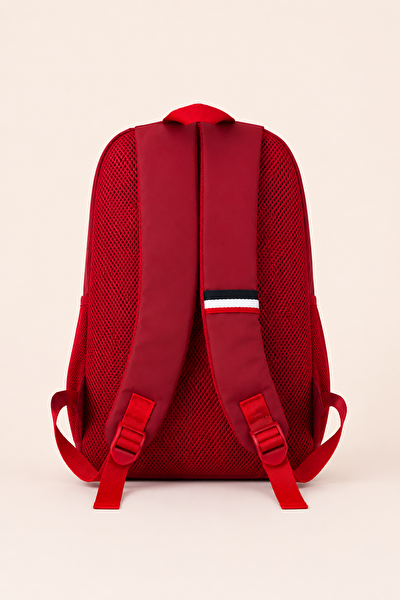 U.S. Polo Assn. Bordo Unisex Okul Sırt Çantası Günlük Seyahat Laptop Bölmeli Su Geçirmez Sırt Çantası PLCAN26045
