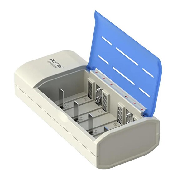 Beston BST-C821BW Universal Pil Şarj Cihazı (AA-AAA-C-D-9V-SC)
