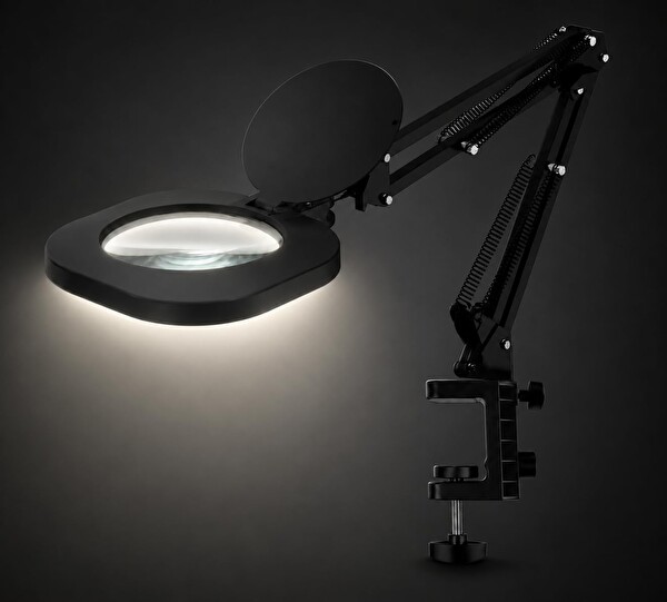 Coverzone F-689A 10X LED ENT 80 LED 15W 850 Lümen Işıklı Büyüteçli Masa Lambası