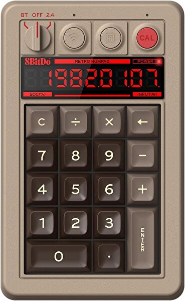 8bitdo Retro 18 C64 Edition Mekanik Hesap Makinesi