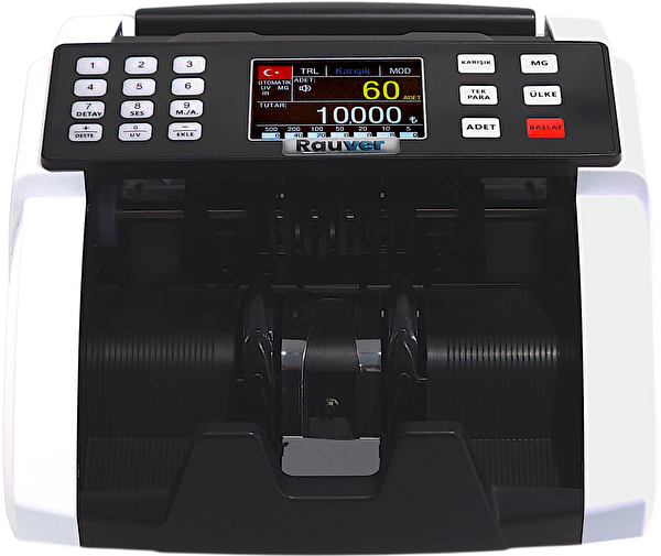 Sigma SC8000 Lite TL Karışık Sayım Dolar ve Euro Adet Sayım Sahte Kontrollü Para Sayma Makinesi - Müşteri Ekranı Hediyeli