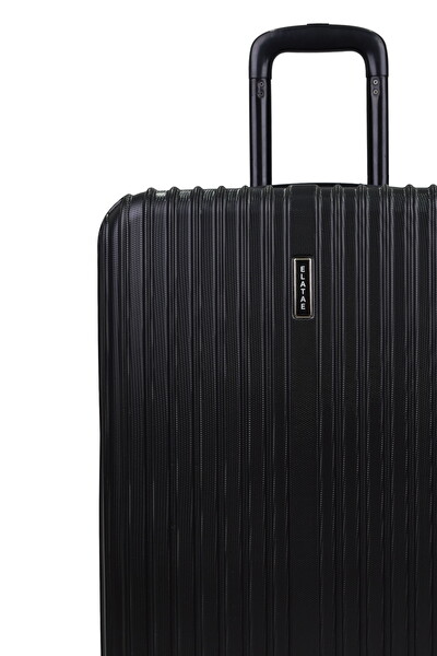 Elatae 1020 Orta Boy ve Makyaj Siyah 2'li Valiz Seti