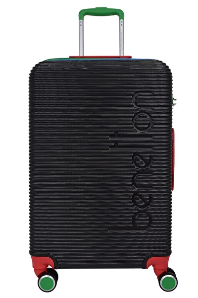 United Colors Of Benetton BNT500 Lux ABS Siyah Büyük Boy Valiz