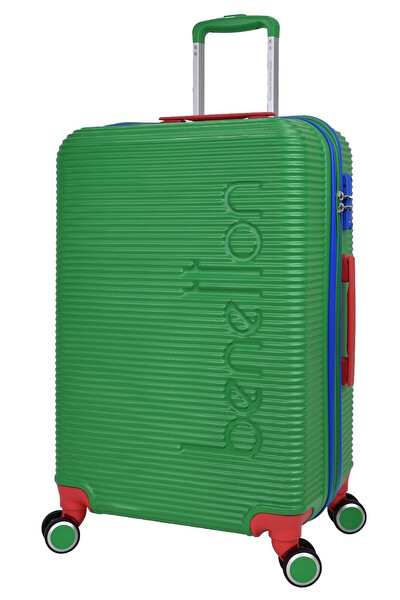 United Colors Of Benetton BNT500 Lux ABS Yeşil 3'lü Valiz Seti
