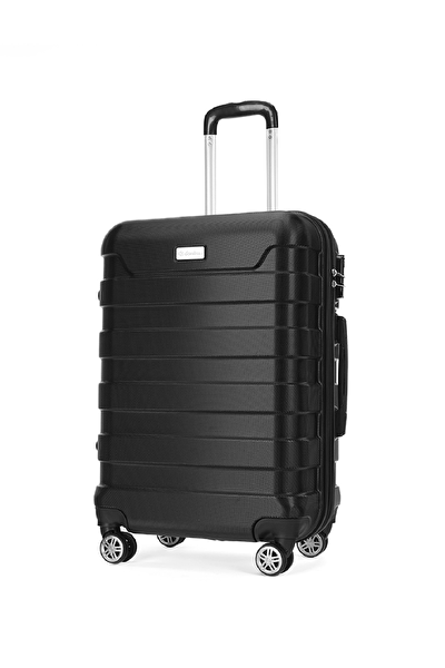 Dossimo Nova Unisex 64 CM Siyah Orta Boy Valiz