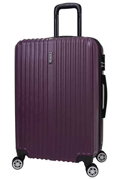 Elatae 1020 ABS Mor Büyük Boy Valiz