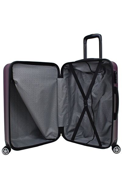 Elatae 1020 ABS Mor Büyük Boy Valiz