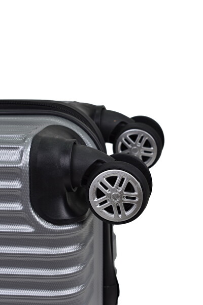 Elatae 1020 ABS Gri Orta Boy Valiz