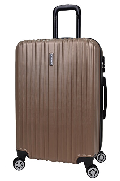 Elatae 1020 Büyük Boy ve Orta Boy Gold 2'li Valiz Seti