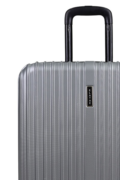 Elatae ABS 1020 Gri Büyük Boy Valiz
