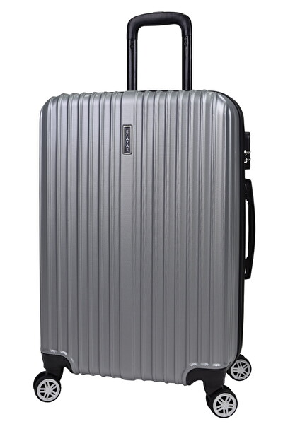 Elatae 1020 Gri 3'lü Valiz Seti