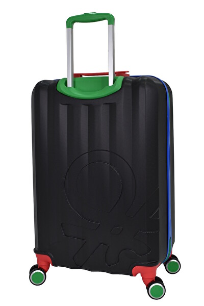 United Colors Of Benetton BNT600 Lux ABS Siyah Orta Boy Valiz