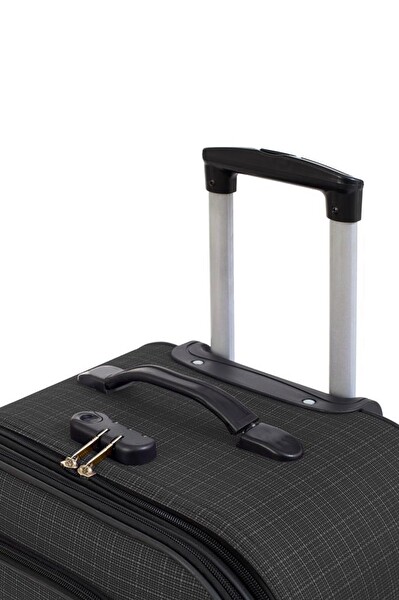 Louisiana Polo 1081 Kumaş Antrasit Orta Boy Valiz