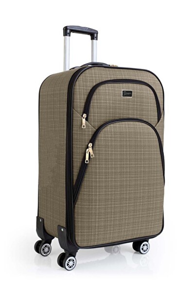 Louisiana Polo 1081 Kumaş Bej Kabin Boy Valiz