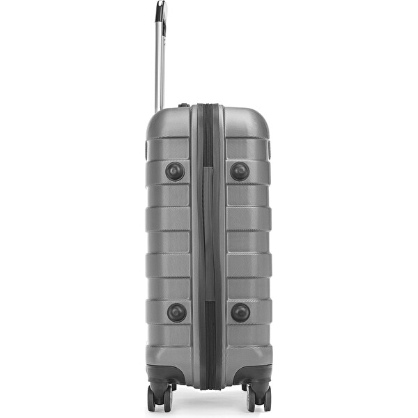 Dossimo Nova Unisex 64 CM Gümüş Gri Orta Boy Valiz