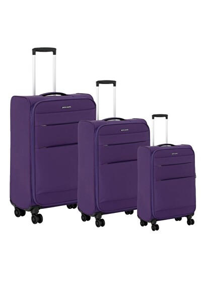 Pierre Cardin 04PC4200-SET Unisex Mor 3'lü Valiz Seti