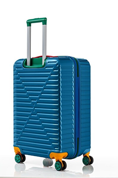 Louisiana Polo 1088 Polikarbon 4x2 Teker Turkuaz Büyük Boy Valiz