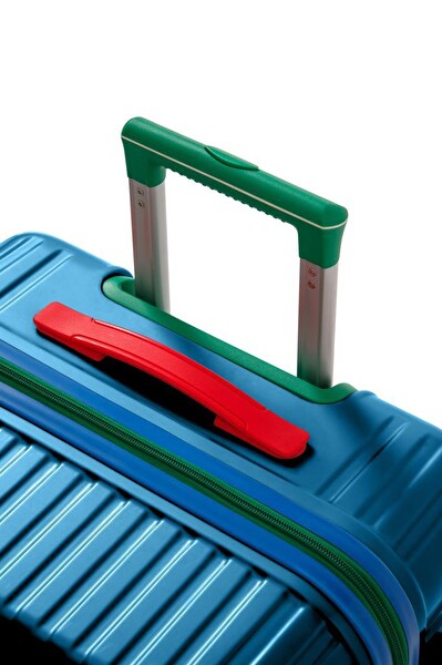 Louisiana Polo 1088 Polikarbon 4x2 Teker Turkuaz Büyük Boy Valiz