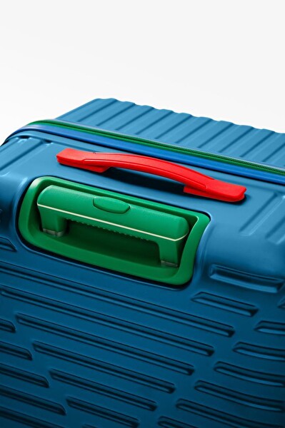 Louisiana Polo 1088 Polikarbon 4x2 Teker Turkuaz Büyük Boy Valiz