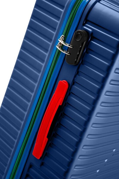 Louisiana Polo 1088 Polikarbon 4x2 Teker Lacivert Büyük Boy Valiz