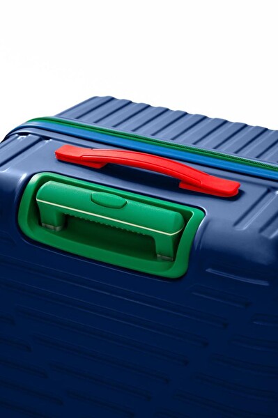 Louisiana Polo 1088 Polikarbon 4x2 Teker Lacivert Büyük Boy Valiz