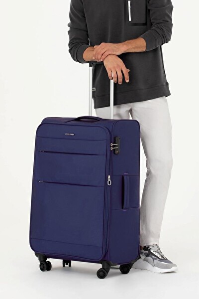 Pierre Cardin 04PC4200-SET Unisex Lacivert 3'lü Valiz Seti