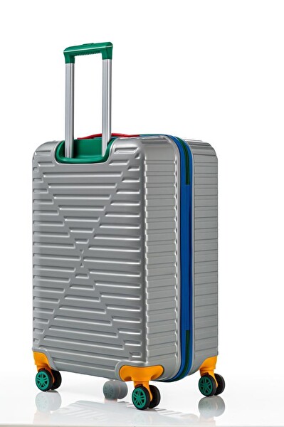 Louisiana Polo 1088 Polikarbon 4x2 Teker Gri Orta Boy Valiz