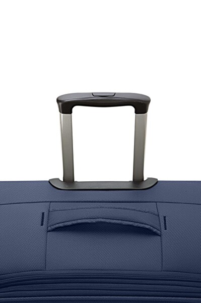 Louisiana Polo 2082 Lüx Kumaş Lacivert Büyük Boy Valiz