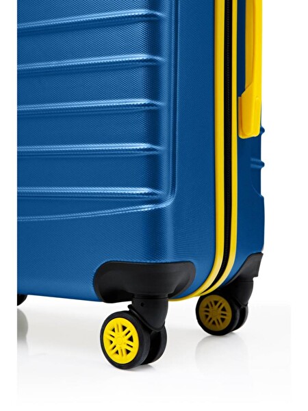 Louisiana Polo 1168 4x2 Teker Mavi Büyük Boy Valiz