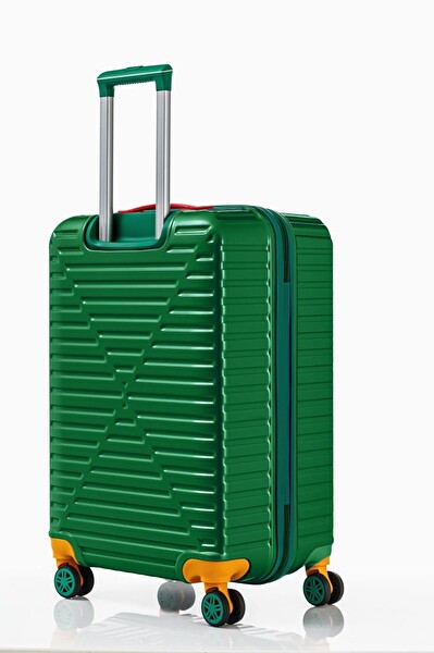 Louisiana Polo 1088 Polikarbon 4x2 Teker Yeşil Kabin Boy Valiz