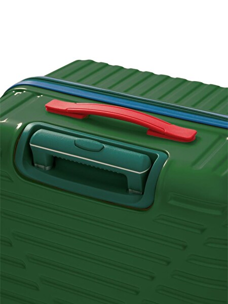 Louisiana Polo 1088 Polikarbon 4x2 Teker Yeşil Kabin Boy Valiz