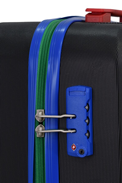 United Colors Of Benetton BNT600 Lüx Abs Siyah Kabin Boy Valiz