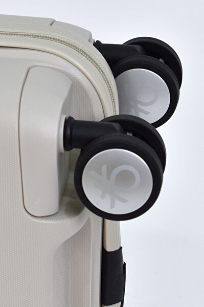 United Colors Of Benetton BNT1000 Polipropilen Bej Kabin Boy Valiz