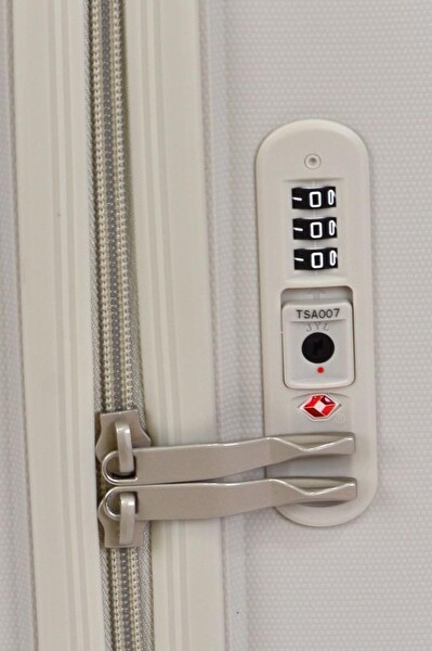 United Colors Of Benetton BNT1000 Polipropilen Bej Büyük Boy Valiz