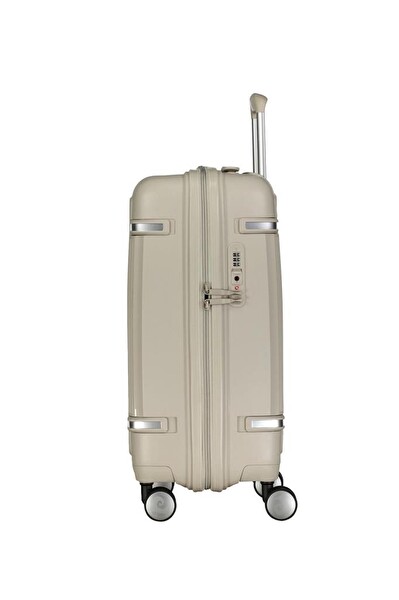 Pierre Cardin 04PC7070 Polipropilen Gri Kabin Boy Valiz