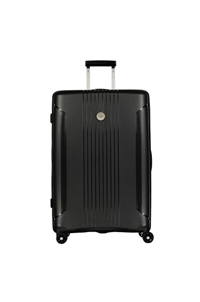 Pierre Cardin 04PC7060 Polipropilen Siyah Büyük Boy Valiz