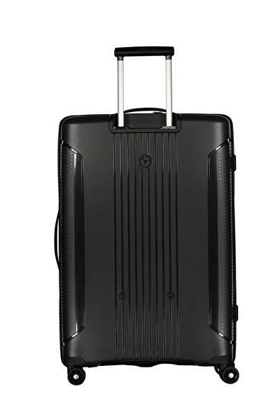 Pierre Cardin 04PC7060 Polipropilen Siyah Büyük Boy Valiz