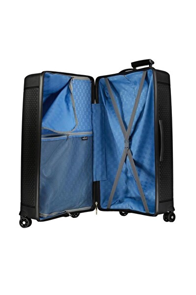 Pierre Cardin 04PC7060 Polipropilen Siyah Büyük Boy Valiz